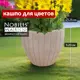 Кашпо Round Nobilis marco d 30 см 20 см 9.5 л керамика коричневый без автополива