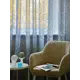 Тюль на шторной ленте Обуховская Мануфактура Забрус 200x270 см цвет фиолетовый