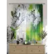 Комплект штор на шторной ленте Comfy Way Риолс 150x180 см цвет зеленый