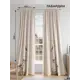 Комплект штор на шторной ленте Comfy Way Милиант 150x250 см цвет бежевый