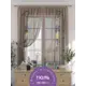 Комплект штор на шторной ленте Comfy Way Морифар 150x180 см цвет коричневый