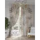 Комплект штор на шторной ленте Comfy Way Элритар 150x270 см цвет серый