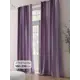 Комплект штор на шторной ленте Comfy Way Рилифорт 150x230 см цвет фиолетовый