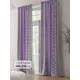 Комплект штор на шторной ленте Comfy Way Шорлинс 150x230 см цвет фиолетовый