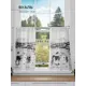 Комплект штор на кулиске Comfy Way Ленрокс 75x60 см цвет белый