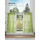 Комплект штор на кулиске Comfy Way Ланворт 75x60 см цвет зеленый