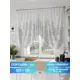 Штора на шторной ленте Comfy Way Ранфирот 300x130 см цвет белый