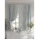 Комплект штор на шторной ленте Comfy Way Миралон 150x160 см цвет синий
