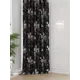 Штора на шторной ленте Comfy Way Лиманирост 150x250 см цвет черный