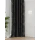 Штора на шторной ленте Comfy Way Рунофорс 150x250 см цвет черный