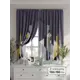 Комплект штор на шторной ленте Comfy Way Миртент 150x160 см цвет серый