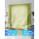 Тюль на шторной ленте Comfy Way Линфорт - 688 300x150 см цвет зеленый