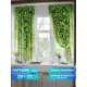 Комплект штор на шторной ленте Comfy Way Линомик - 54 150x170 см цвет зеленый