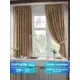 Комплект штор на шторной ленте Comfy Way Линомик - 11 150x170 см цвет коричневый