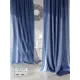 Комплект штор на шторной ленте Comfy Way Фрориа 150x260 см цвет синий