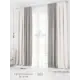 Комплект штор на шторной ленте Параскева Елизавета 200x295 цвет бежево-белый