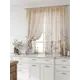 Комплект тюль 2 шт на ленте Comfy Way Свилс - 126 CW579126 150x160 см вуаль цвет коричневый