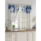 Комплект тюль 2 шт на ленте Comfy Way Свилс - 54 CW579054 150x160 см вуаль цвет синий