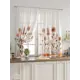 Комплект тюль 2 шт на ленте Comfy Way Свилс - 70 CW579070 150x160 см вуаль цвет коричневый