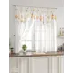 Комплект тюль 2 шт на ленте Comfy Way Свилс - 79 CW579079 150x160 см вуаль цвет оранжевый