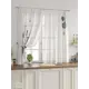Комплект тюль 2 шт на ленте Comfy Way Свилс - 100 CW579100 150x160 см вуаль цвет зеленый
