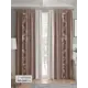 Комплект штор 2 шт на ленте Comfy Way Базовая Коллекция CW521234 150x240 см жаккард цвет коричневый