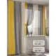 Комплект штор на ленте At Home Монглис AT524222 150x260 см вуаль цвет серый
