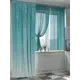 Комплект штор на ленте At Home Верлиорс AT524215 150x260 см вуаль цвет бирюзовый