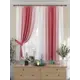 Комплект штор на ленте At Home Мираниас AT925463 150x180 см габардин цвет красный