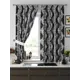 Комплект штор на ленте At Home Велеренс AT925626 150x180 см вуаль цвет черный