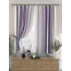 Комплект штор на ленте At Home Велейнис AT925305 150x180 см вуаль цвет серый