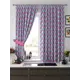 Комплект штор на ленте At Home Ленгерс AT925582 150x180 см вуаль цвет голубой