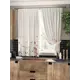 Комплект штор на ленте At Home Твейрин AT961067 150x180 см вуаль цвет зеленый