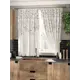 Комплект штор на ленте At Home Олонис AT961126 150x180 см вуаль цвет серый