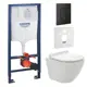 Комплект инсталляции GROHE 38811KF0-B/S с унитазом AQUAme AQM2002PRO и сиденьем с микролифтом NW0173/S