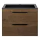Тумба с раковиной Vincea Chiara 2D 600 T.Oak Black VMC-2C2600TO VCB-13600B