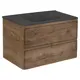 Тумба с раковиной Vincea Vico 800 Black V.Oak VMC-2V800VO VCB-2VP800B 80