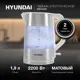 Электрический чайник 1.9 л Hyundai HYK-P4025 пластик цвет белый