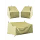 Комплект чехлов Tplus для дивана 1500x900x650/420 мм и кресел 1210x1010x1000/750 мм 2 шт оксфорд 600 бежевый