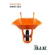Садовая тачка Kanat KD-120 80 л до 150 кг