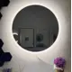 Зеркало для ванной Alfa mirrors Светлана 75 Svet-75AVzd с подсветкой 75x75см
