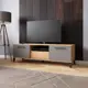Тумба под телевизор Micon ТВМ-2 160x50x47.5 см ЛДСП цвет дуб крафт золотой/графит