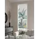 Рулонная штора At home Ринколис 62x170 см цвет белый/бирюзовый