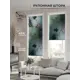 Рулонная штора At home Бетта 62x170 см цвет серый/фиолетовый/бирюзовый