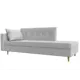 Диван Лига Диванов Селена 105244L 214x83x85 см искусственная кожа цвет белый