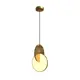 Светильник подвесной светодиодный Milosh tendence 0683pl-1gd 6 м² теплый белый (желтый) свет цвет жёлтый/золотой