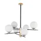Люстра на штанге Arte lamp Arkab A2225lm-6bk 6 ламп 4 м² цвет черный