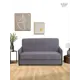 Раскладной диван Cityhd Лион с ортопедическим основанием 156x90x103 см велюр цвет серый