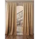 Комплект штор на шторной ленте Comfy Way Клеорис 150x260 см цвет оранжевый