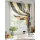 Тюль на шторной ленте Comfy Way Витранно 300x150 см цвет серый